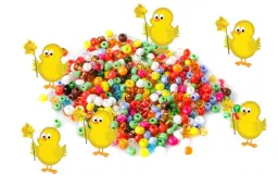 Påsklovskul - gör pärlplattor!