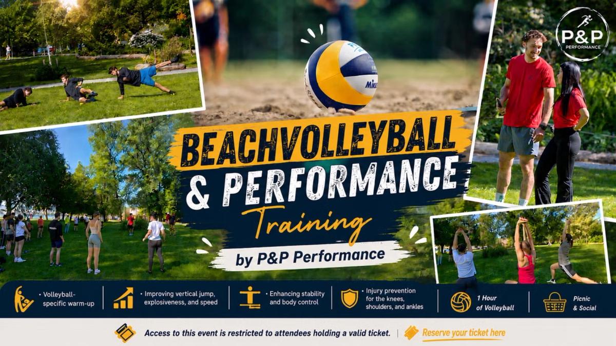 🏐 Beachvolleyball and Performance Training by P&P Performance - All levels