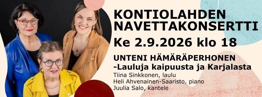 Kontiolahden Kontiolahtipäivien navettakonsertti Kotiseutukesuksessa; Unteni hämäräperhonen