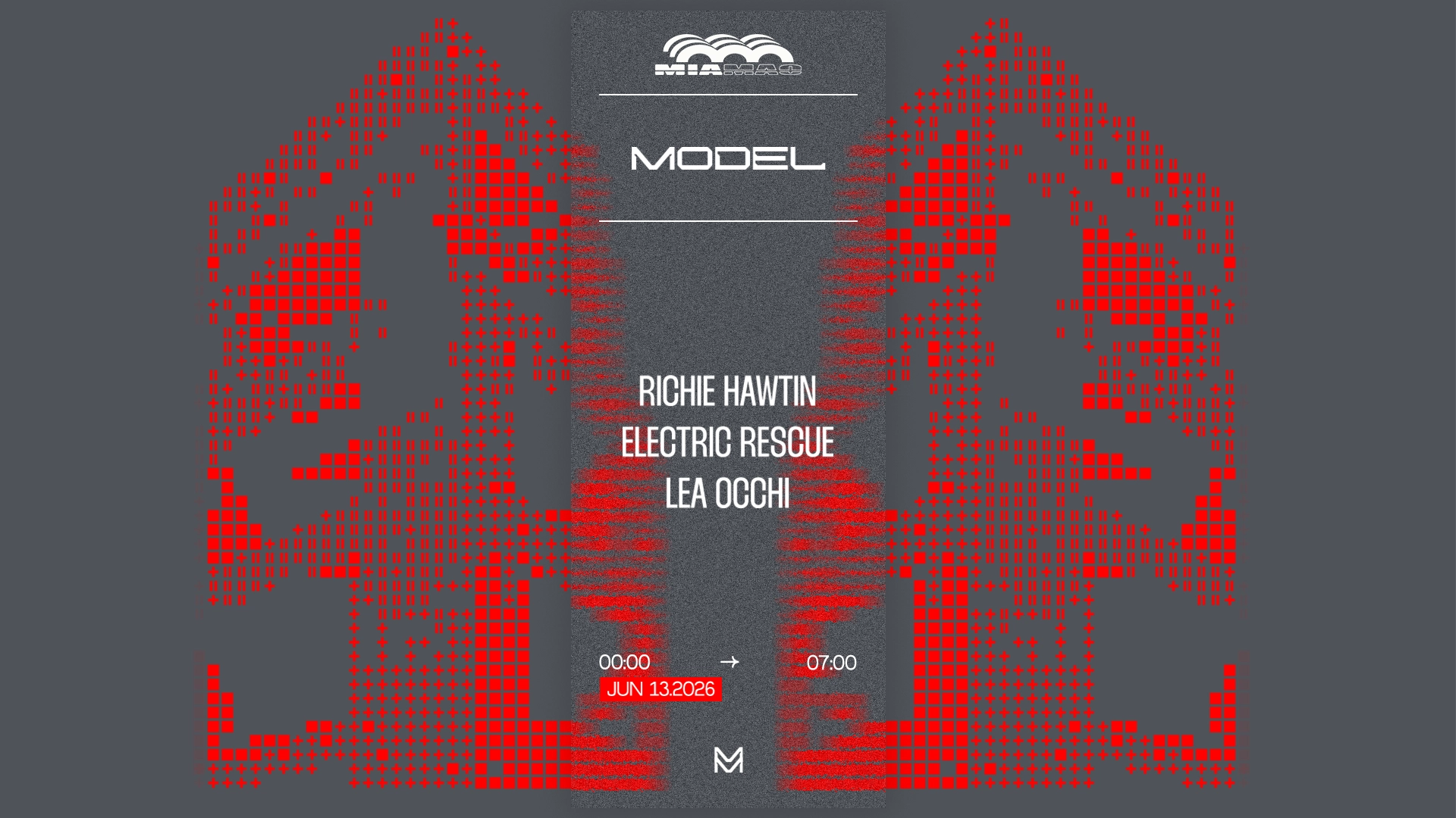 MODEL: Richie Hawtin, Electric Rescue & Lea Occhi