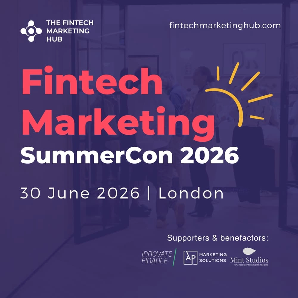 Fintech Marketing SummerCon 2026 - London