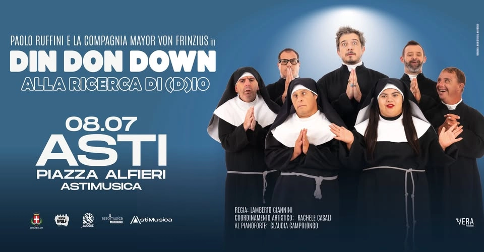 Paolo Ruffini in “Din Don Down” @ AstiMusica, Piazza Alfieri - 8 luglio