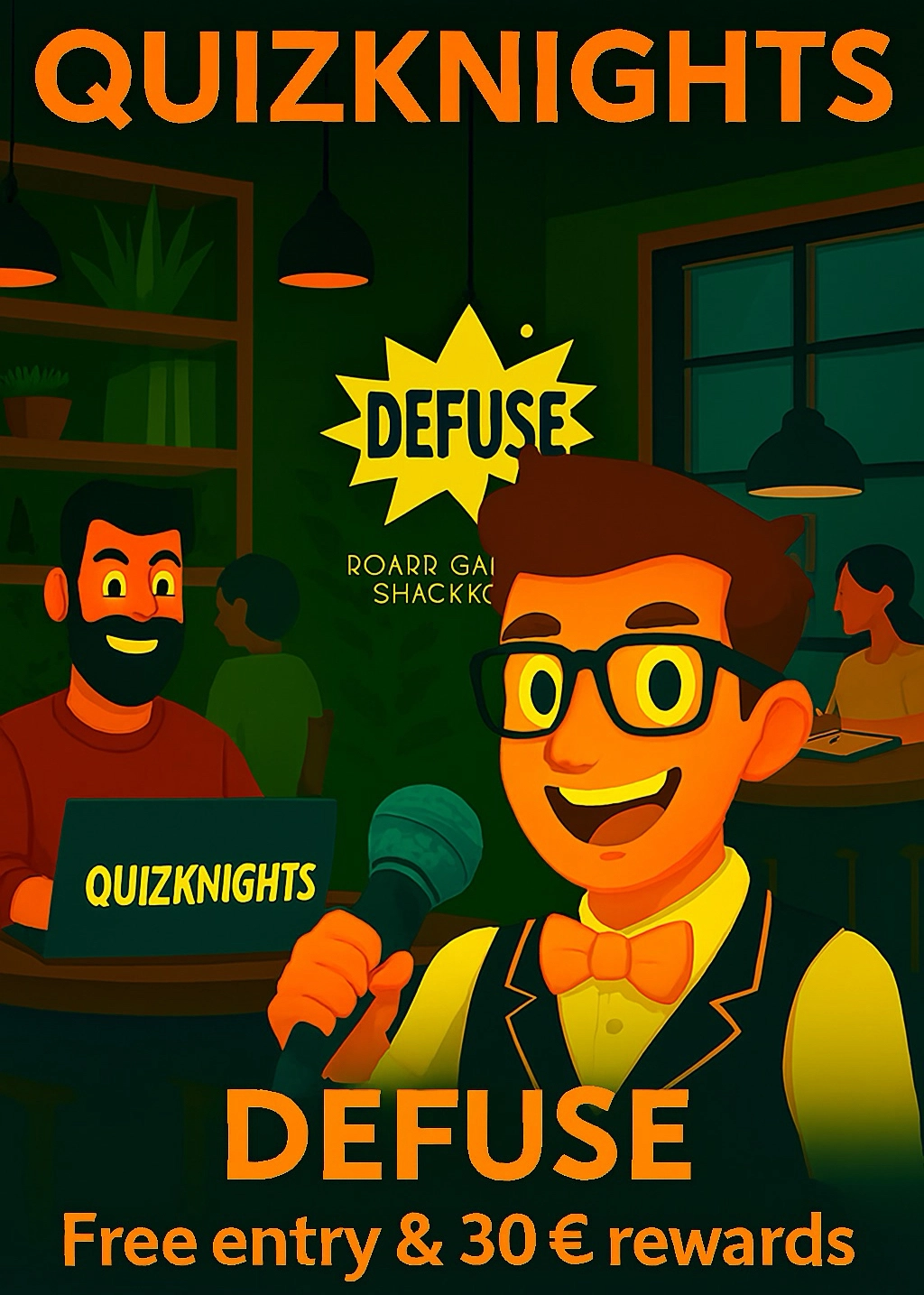 Trivia”English”Quiz
Hosted by Quizknights.
Probably the best quiz in town