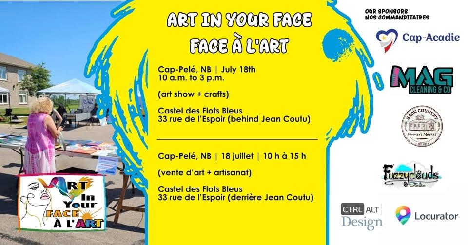 Art In Your Face Cap-Pelé / Face à l'art Cap-Pelé