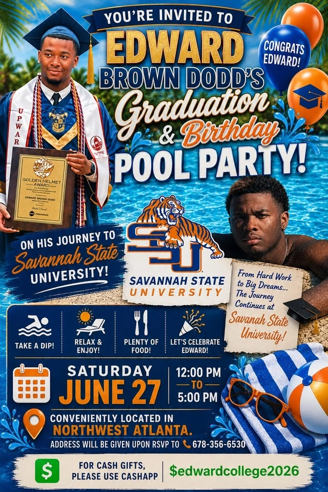 Edwardβs graduation/birthday party