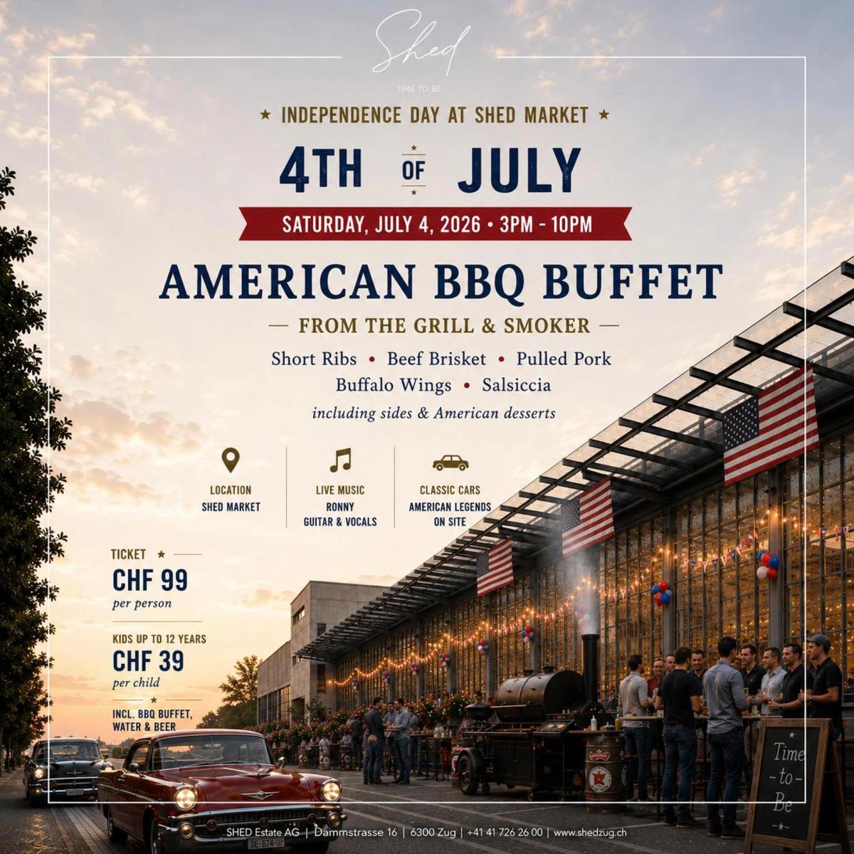 4th of July — Independence Day at SHED Market