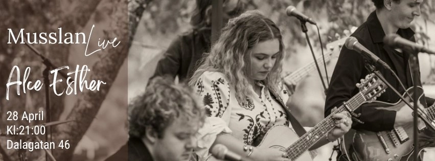 Alce Esther LIVE på Musslan