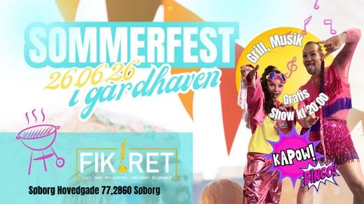 Sommer Grill I Gårdhaven med KAPOW! Bingo