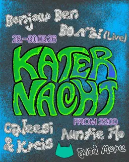 Katernacht with Auntie Flo, Caleesi & Kreis, BONDI (Live), Bonjour Ben