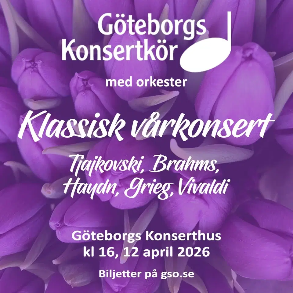 Klassisk vårkonsert - Tjajkovski, Brahms, Haydn, Grieg & Vivaldi