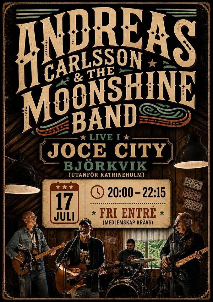 Andreas Carlsson & the Moonshine Band på Joce City