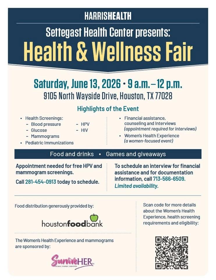 Settegast Health Centerโs Health & Wellness Fair