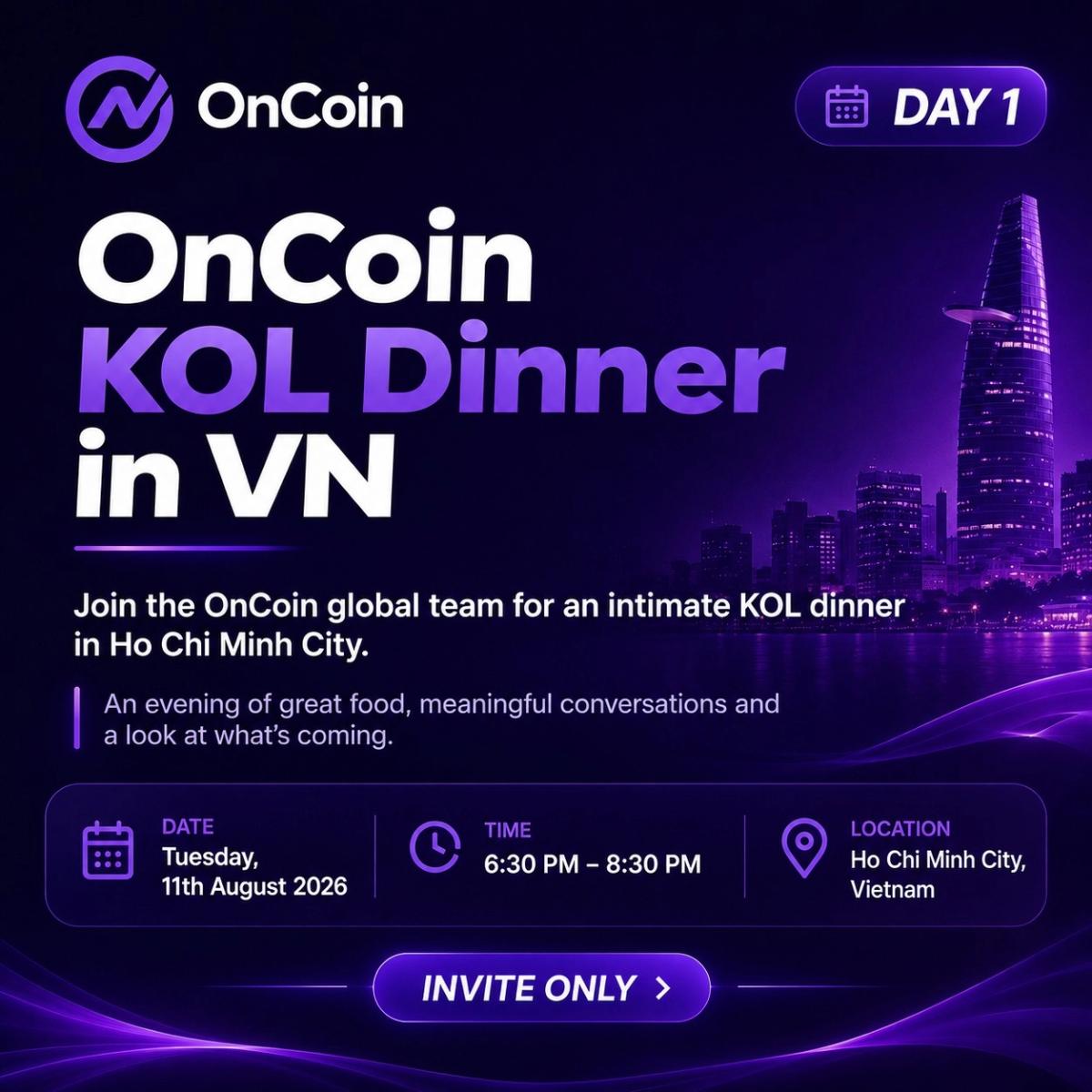 Oncoin kol Dinner Day1
