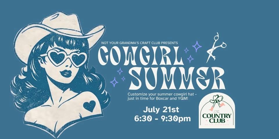 Cowgirl Summer - Custom Cowgirl Hat Workshop