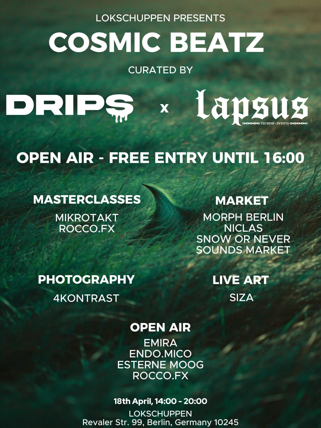 LOKSCHUPPEN x COSMIC BEATZ pres. OPEN AIR DAY TIME RAVE