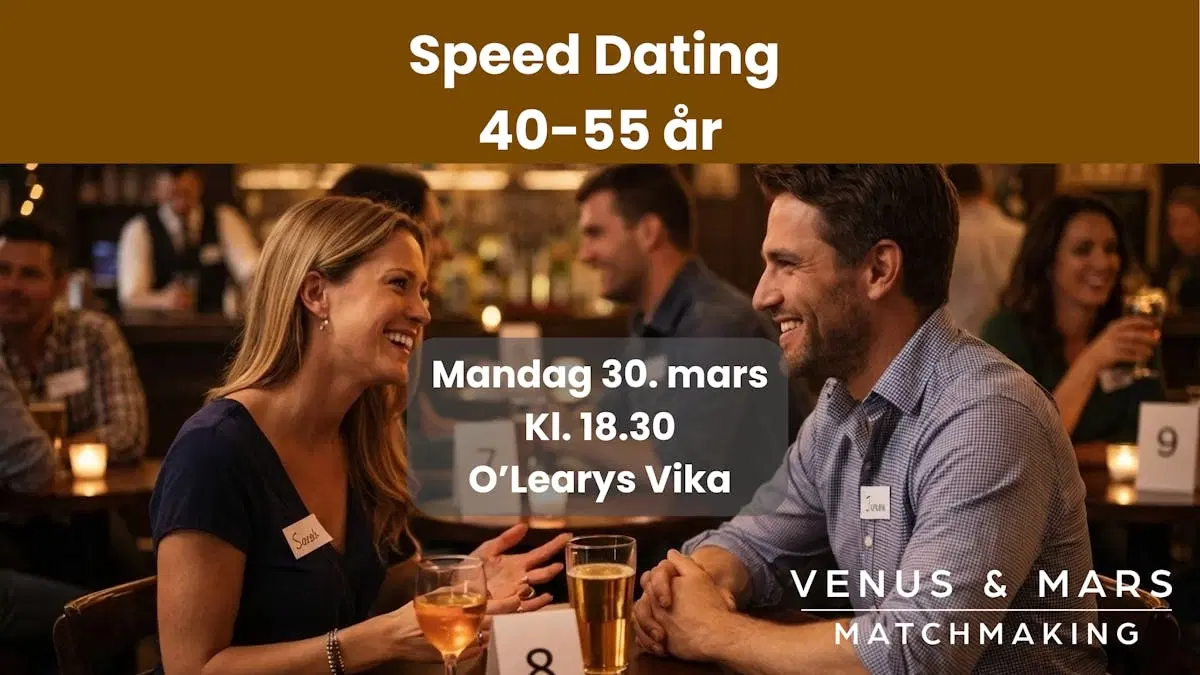 Speed Dating 40-55 år i Oslo