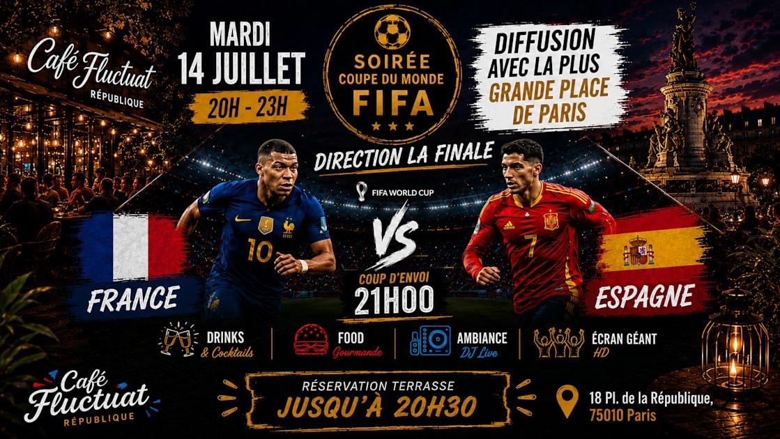 Cdm : France Vs Espagne - Open Air / Dj Set