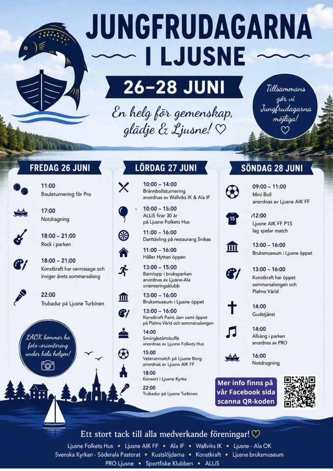 Jungfrudagarna 26-28 juni 2026