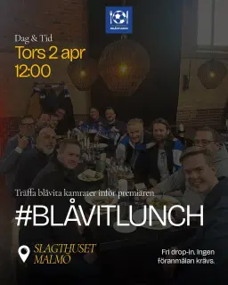#BLÅVITLUNCH i Malmö