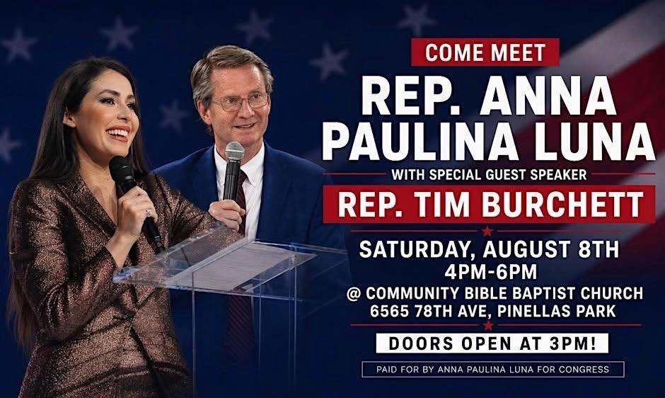 Rep. Anna Paulina Luna re-election rally