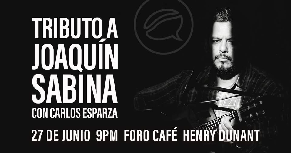 Tributo a Joaquín Sabina - Carlos Esparza en Foro Café