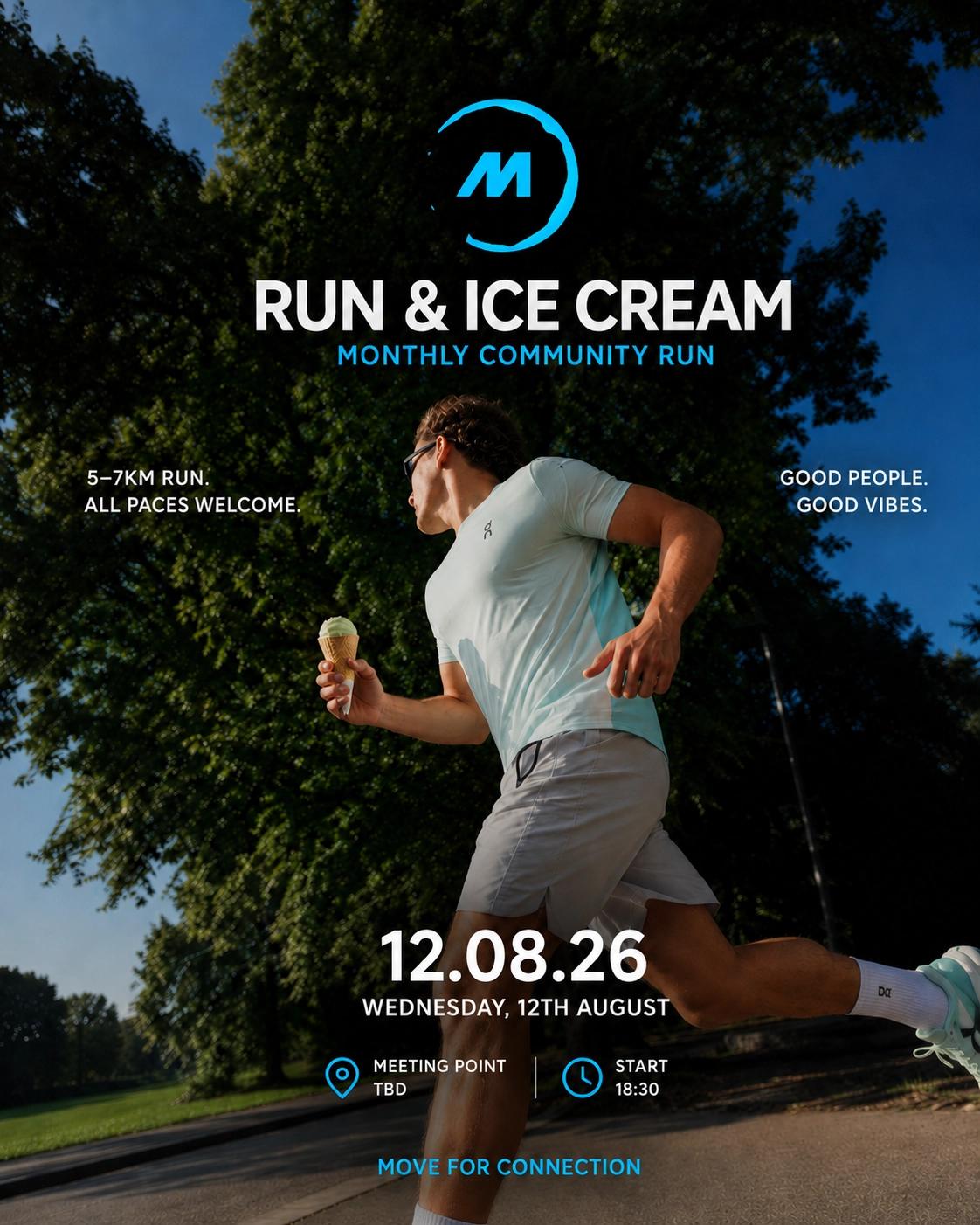 🏃 RUN & ICE CREAM - A Social Run Experience