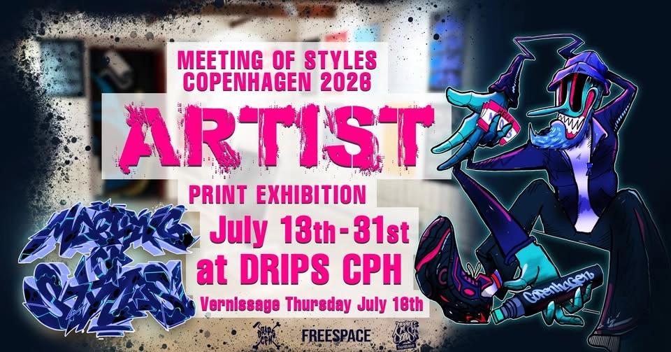 Meeting Of Styles Copenhagen 2026 - The Artist Print Exhibition