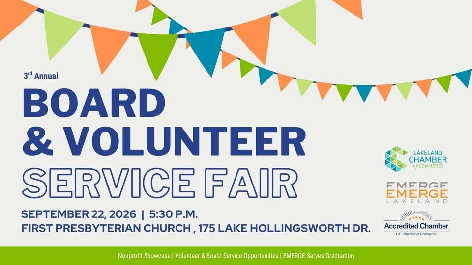 3rd Annual Board & Volunteer Service Fair