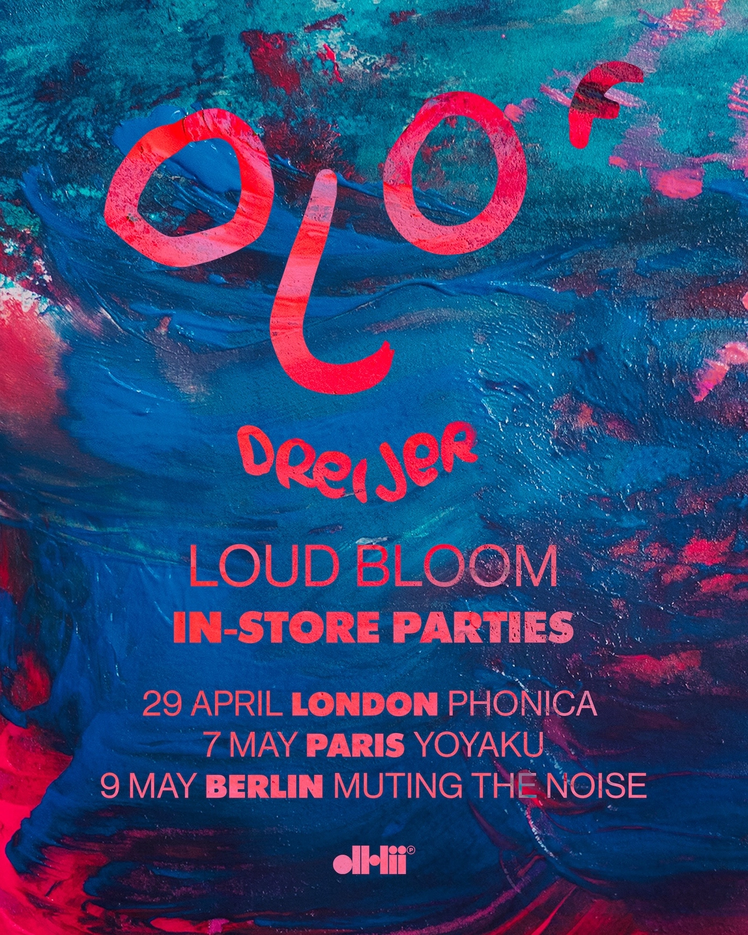 Olof Dreijer 'Loud Bloom' Muting The Noise in-store