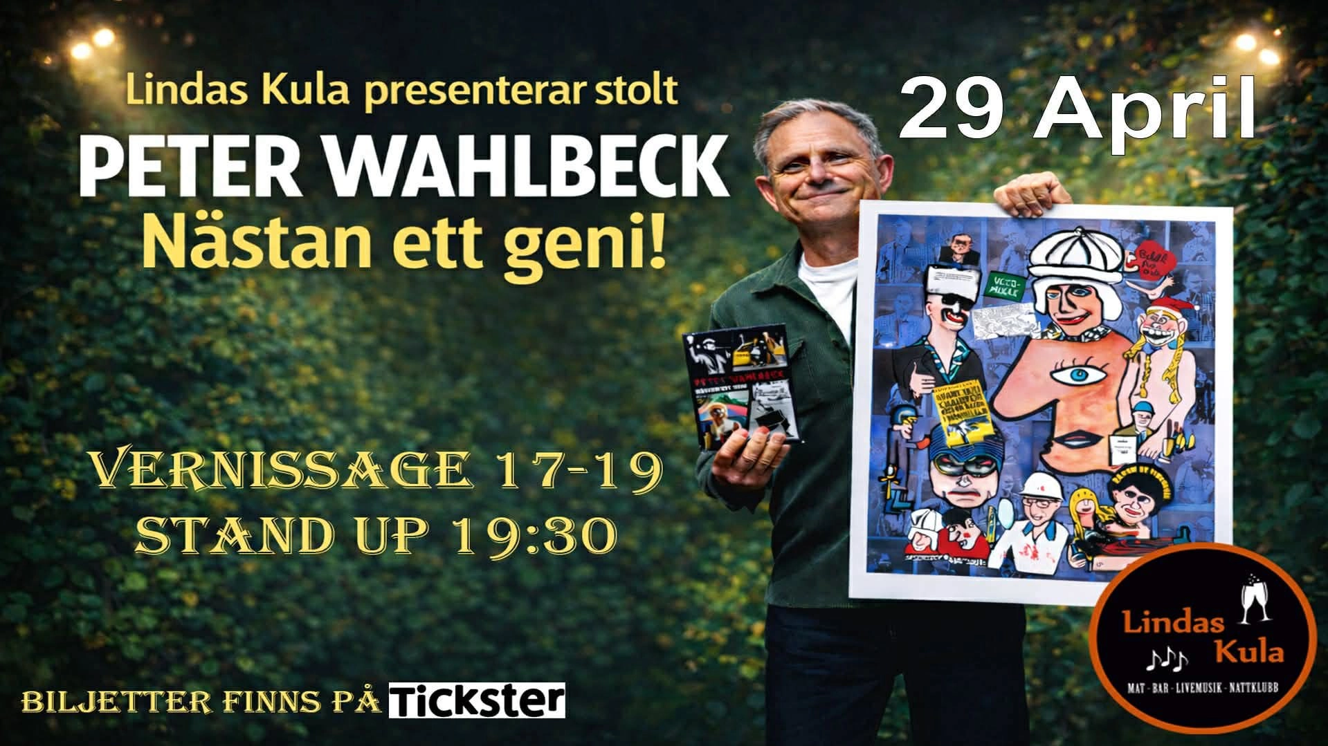 PETER WAHLBECK - NÄSTAN ETT GENI