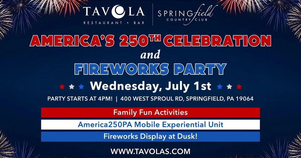America’s 250th Celebration and Fireworks Party