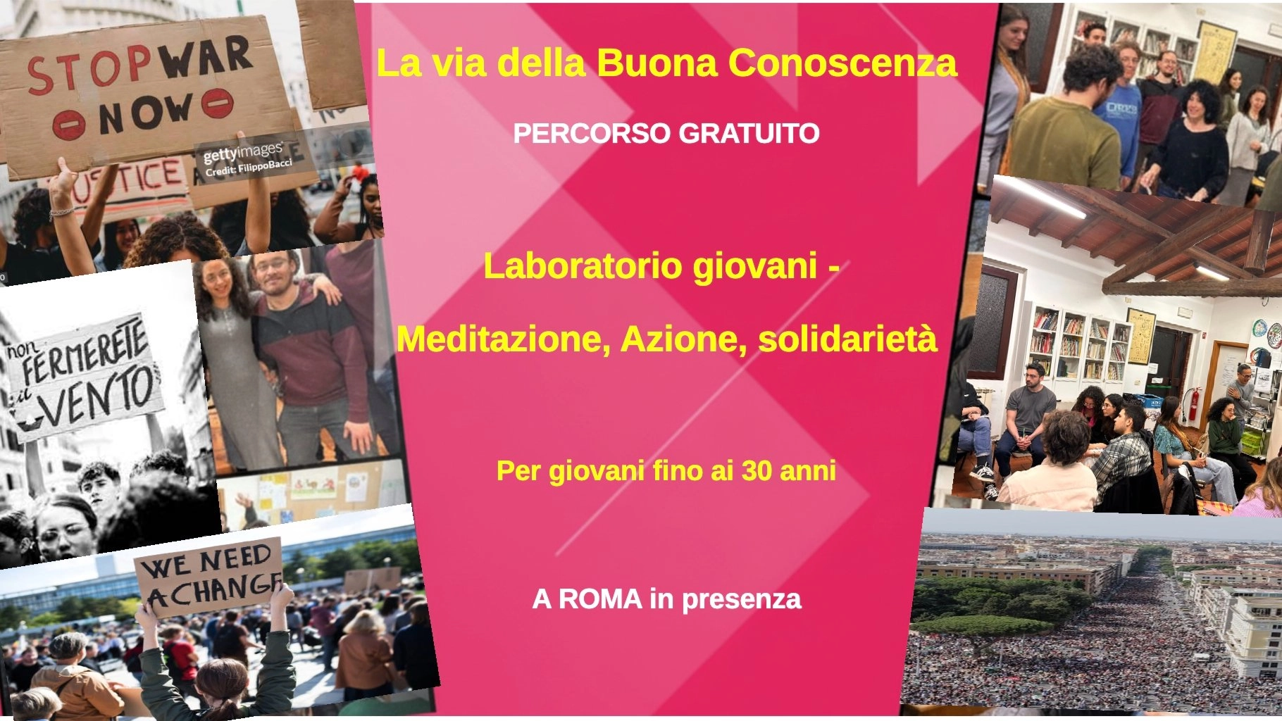 Laboratorio Cambio io, cambia il mondo - 18–30, Roma gratuito