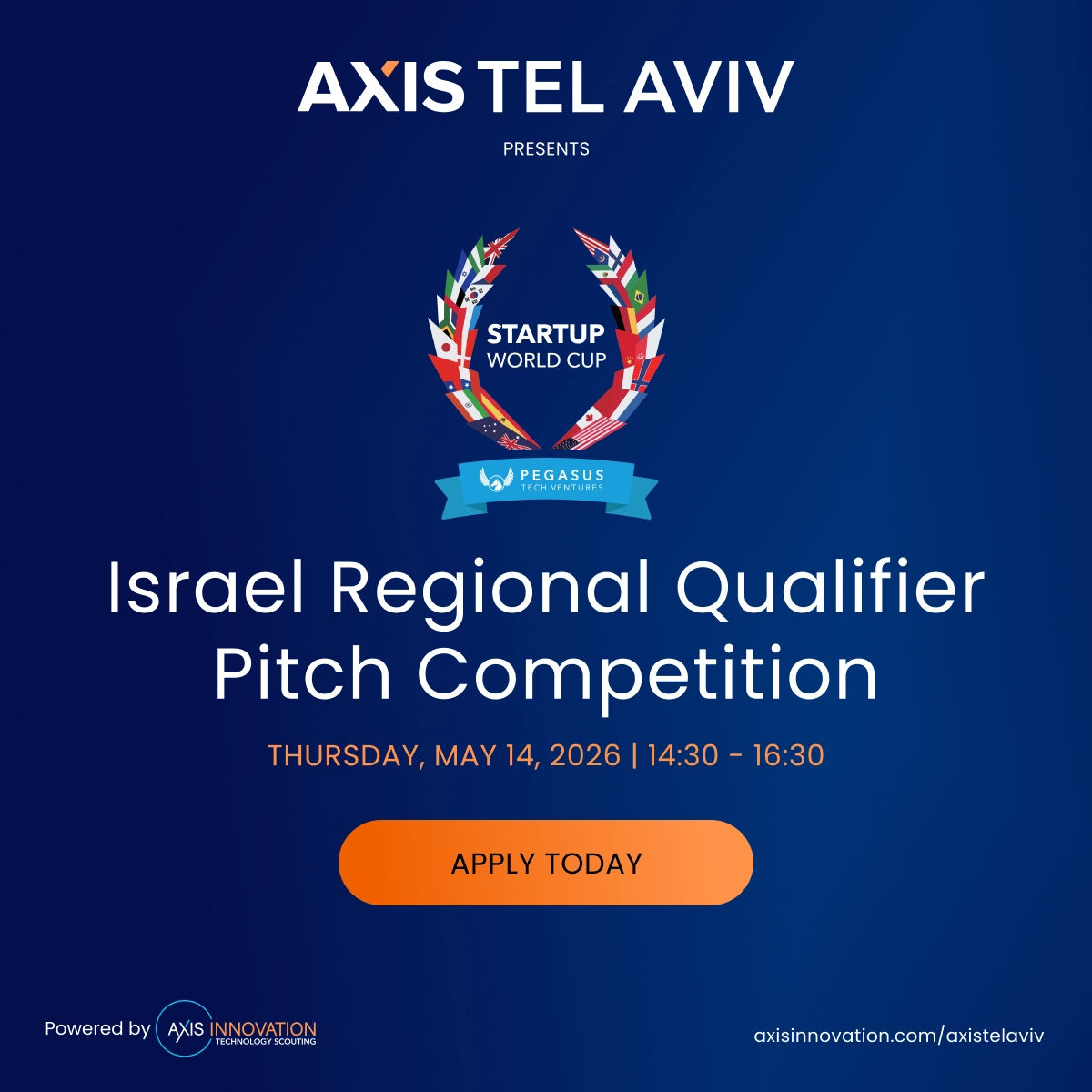 Axis Tel Aviv: Startup World Cup Israel 2026