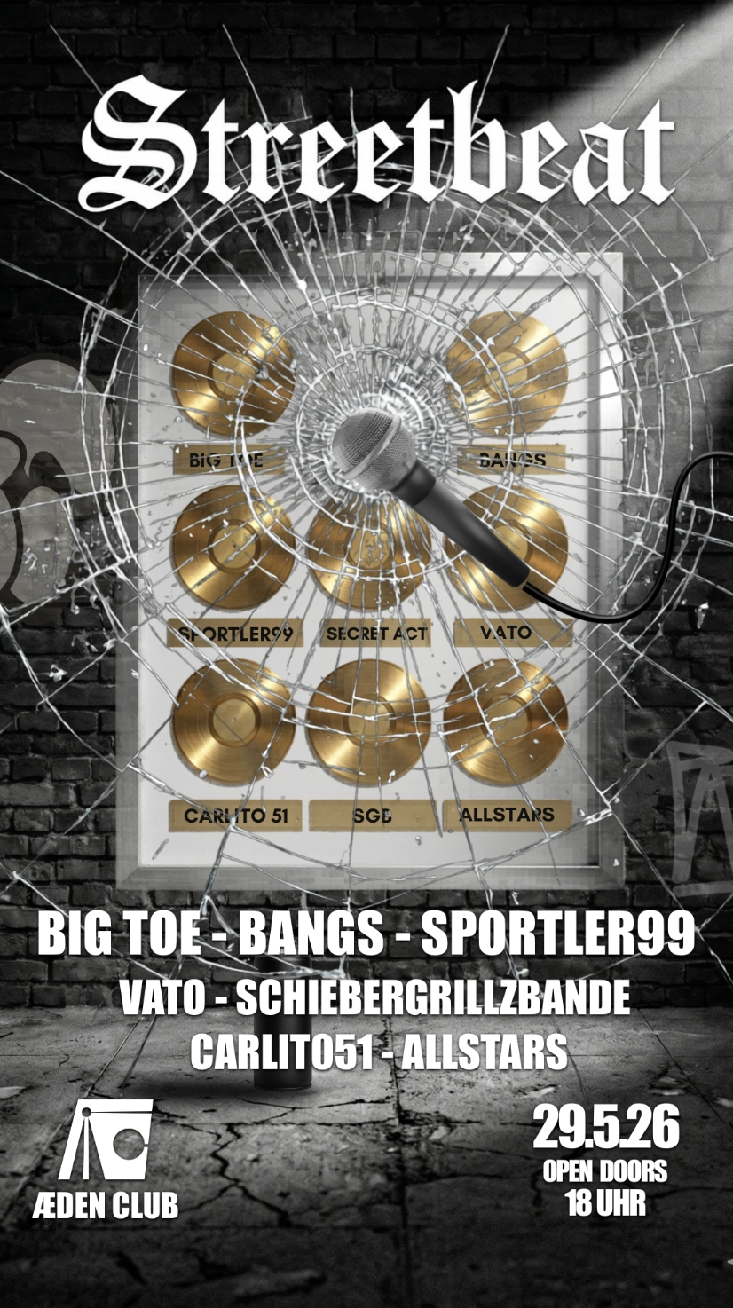 STREETBEAT/4 - w. BIG TOE, BANGS, Sportler99, VATO, ALLSTARS & FREESTYLE