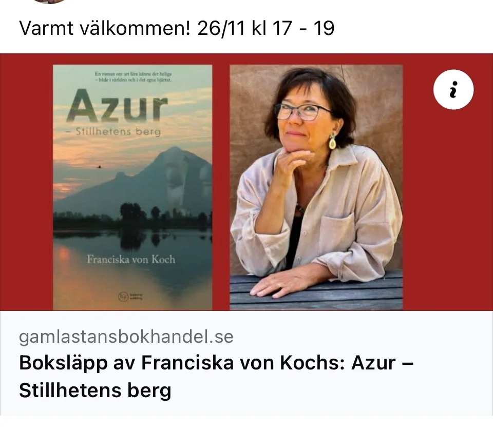 Bokpresentation på Vattumannen av AZUR - Stillhetens berg