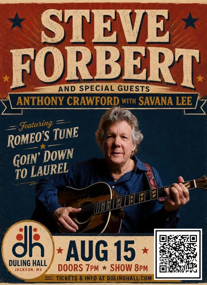 Steve Forbert & special guests Anthony Crawford w/Savana Lee