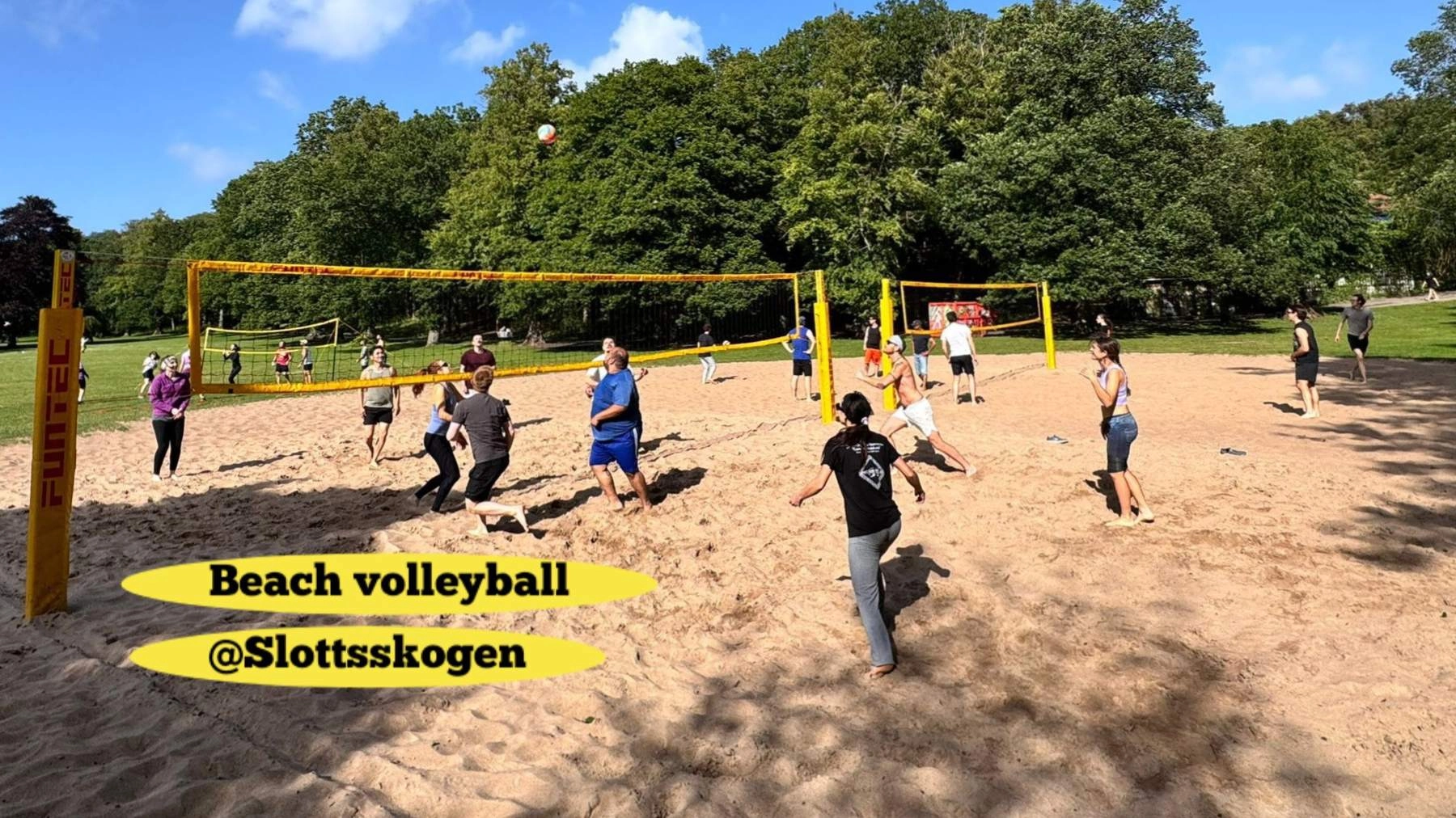 Beach volleyball Slottsskogen