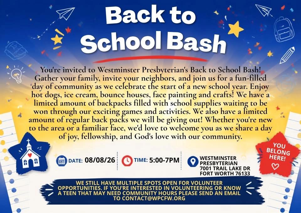 Back 2 School Bash