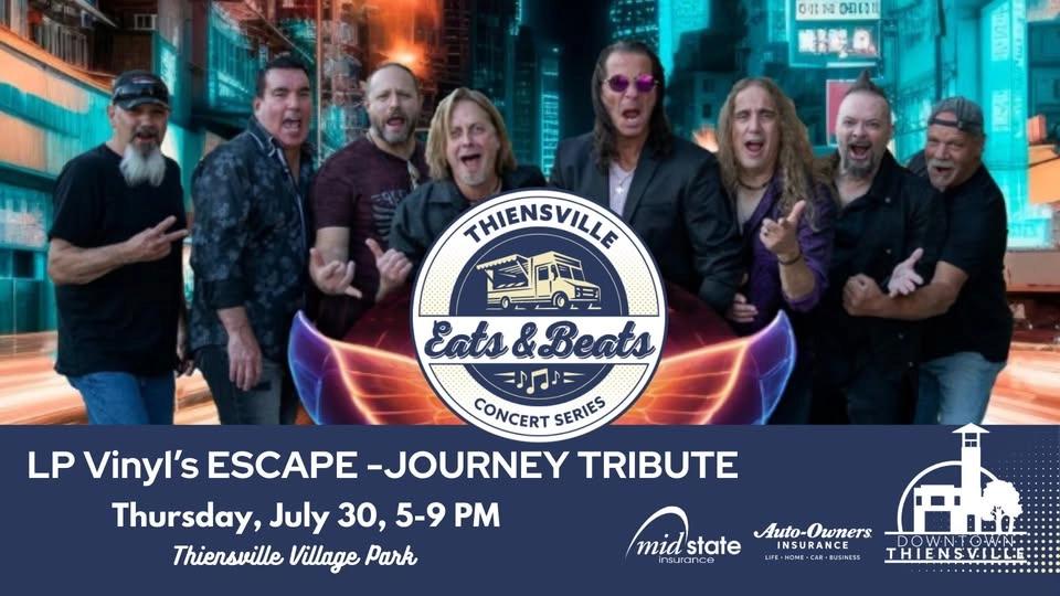 LP Vinyl's ESCAPE - JOURNEY TRIBUTE at Eats and Beats Concert Series: July 30