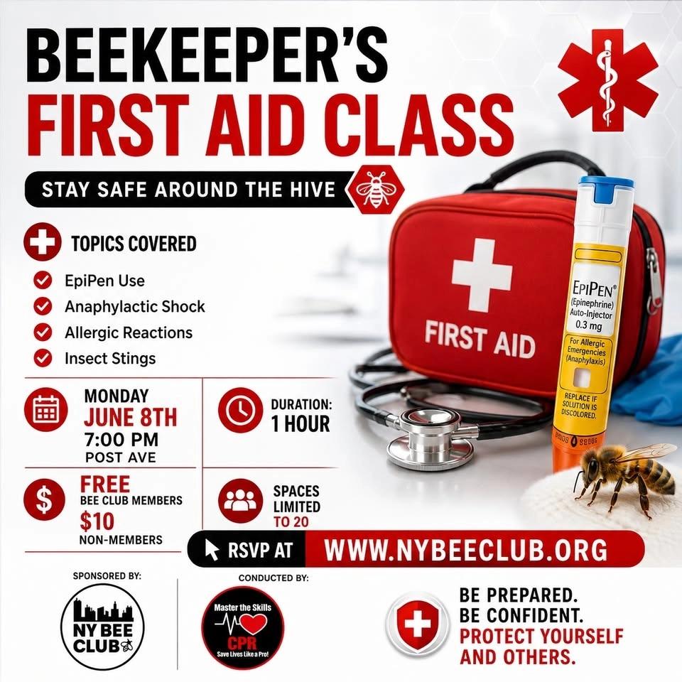 NYBC Staten Island Chapter Beekeeper's First Aid Class
