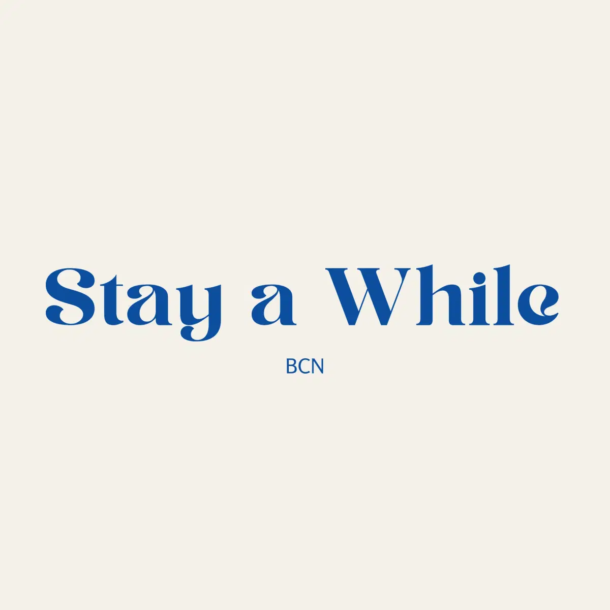 Stay A While BCN: The Slow Down & "Anti-Small Talk" Community Launch