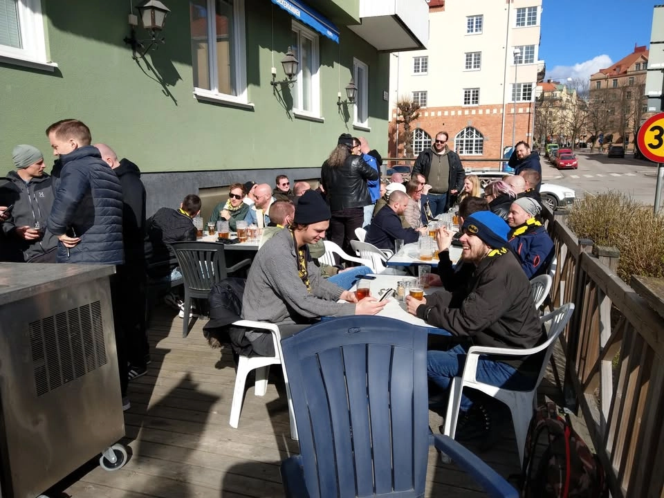 Då var det dags för säsongens första derby och då emot Djurgården Säkra plats i tid och var med att