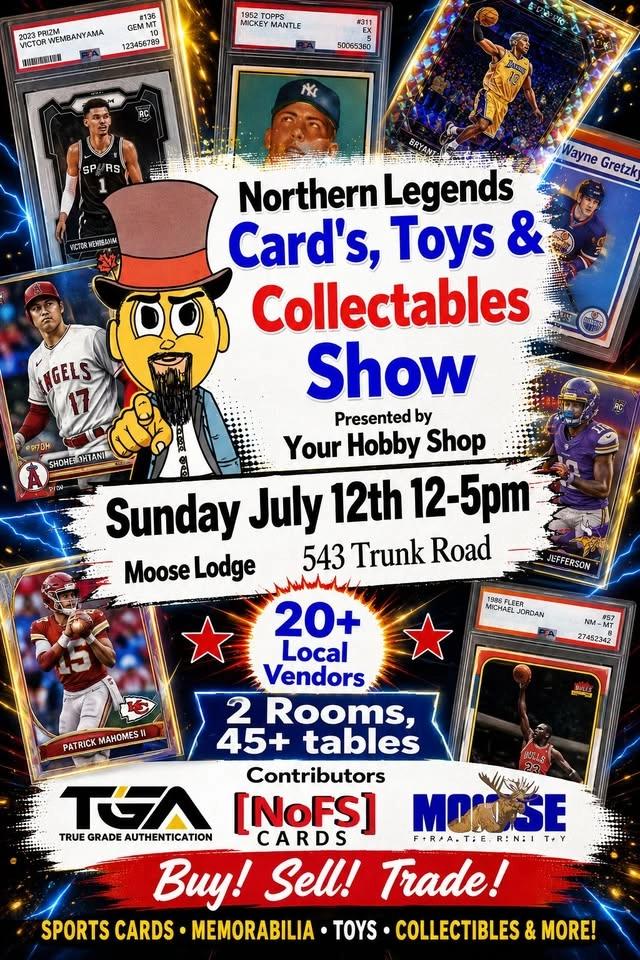 Northern Legends Cards & Collectibles show