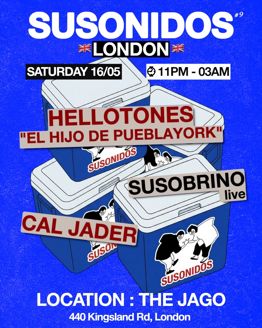 SUSONIDOS - Susobrino (LIVE) + hellotones (DJ)