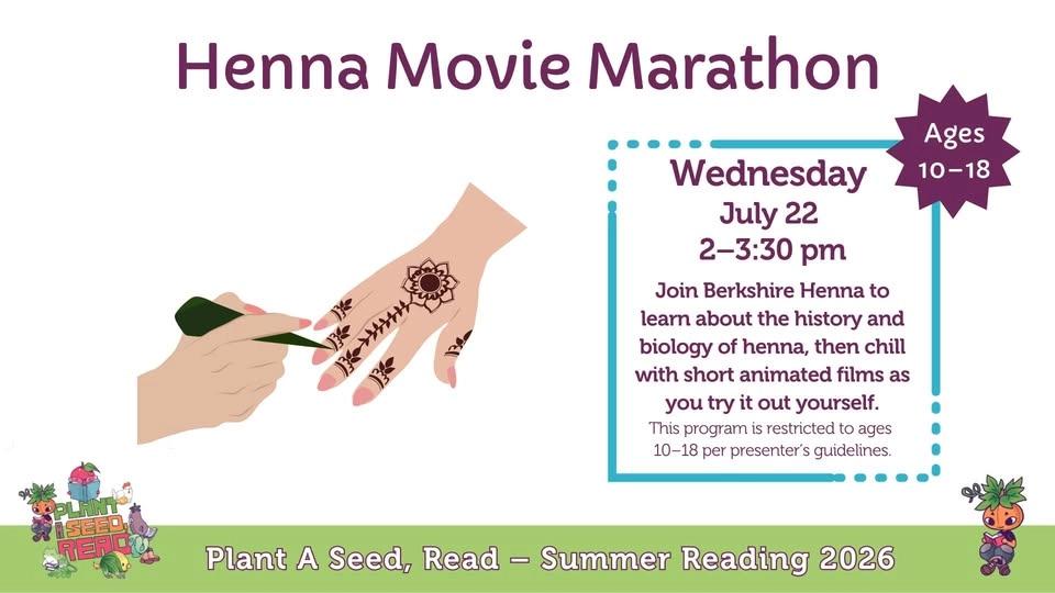 Henna Movie Marathon | Children's and Young Adult Programming