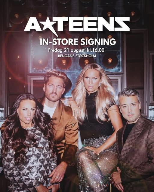 A*Teens In-Store Signing at Bengans Stockholm