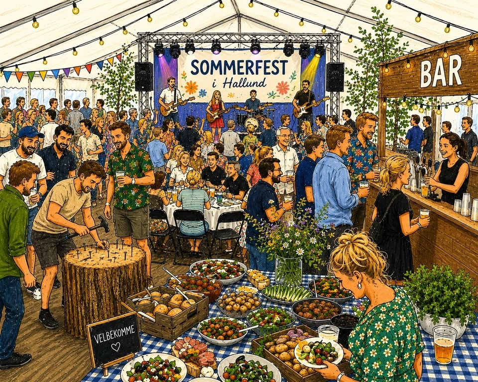 Sommerfest i Hallund