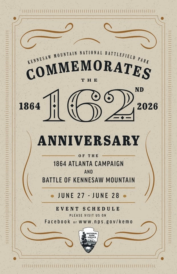 162nd Anniversary of the Battle of Kennesaw Mountain!