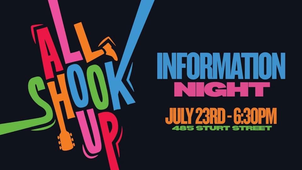 All Shook Up Information Night