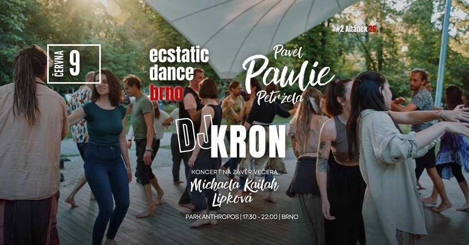 Venkovní Ecstatic Dance - Paulie & DJ KRON 🦅❤️🔥 | 9.6.